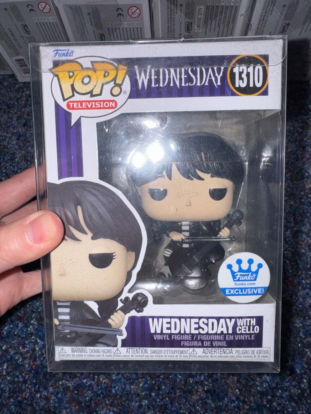Funko POP! Television Wednesday with Cello Vinyl Figure #1310 Funko Exclusive